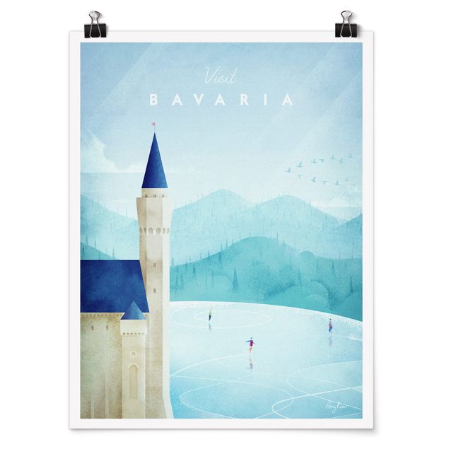 Kunstdrucke Poster Reiseposter - Bavaria