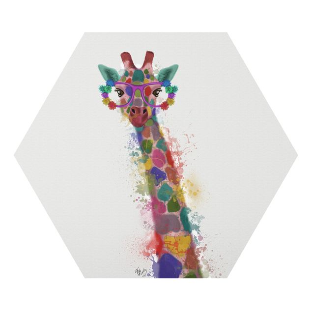 Forex Bilder Regenbogen Splash Giraffe