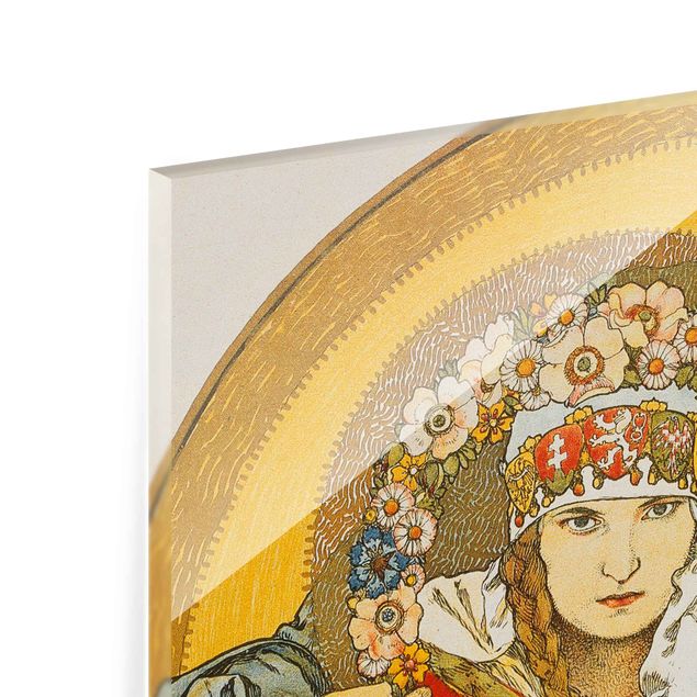 Kunstdrucke kaufen Alfons Mucha - Plakat Tschechoslowakischen Republik