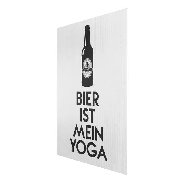 Wandbilder Sprüche Bier Ist Mein Yoga