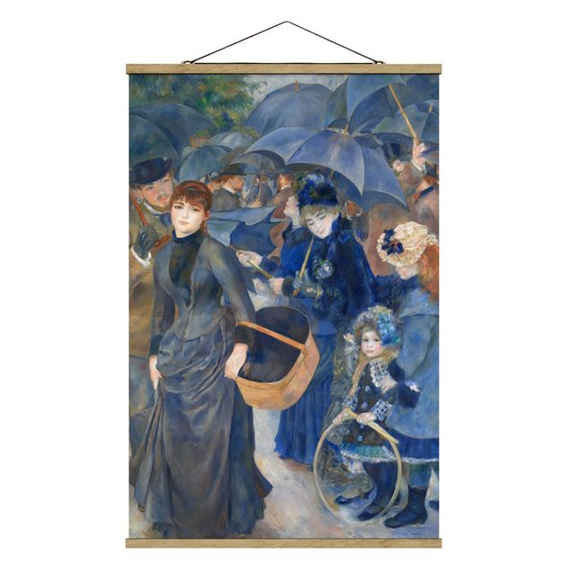 Wandbilder Kunstdrucke Auguste Renoir - Die Regenschirme