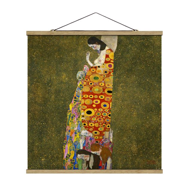 Wandbilder Akt & Erotik Gustav Klimt - Die Hoffnung II