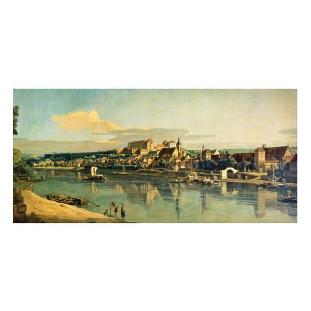 Wandbild Barock Bernardo Bellotto - Blick auf Pirna