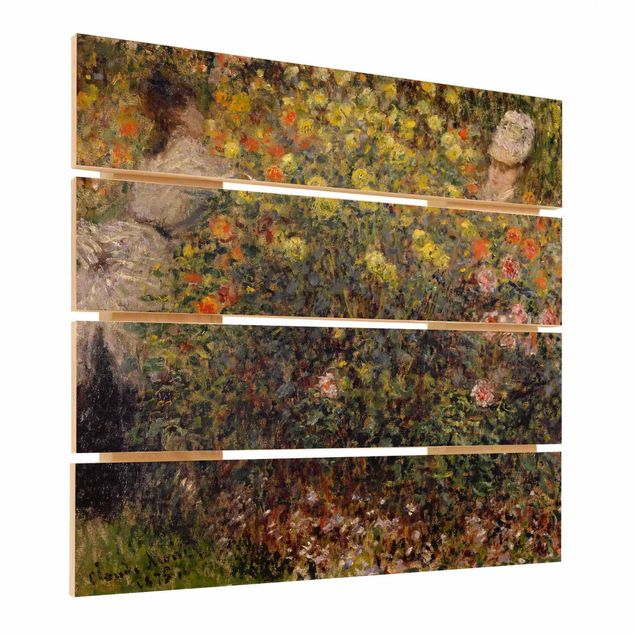 Claude Monet Bilder Claude Monet - Blumengarten