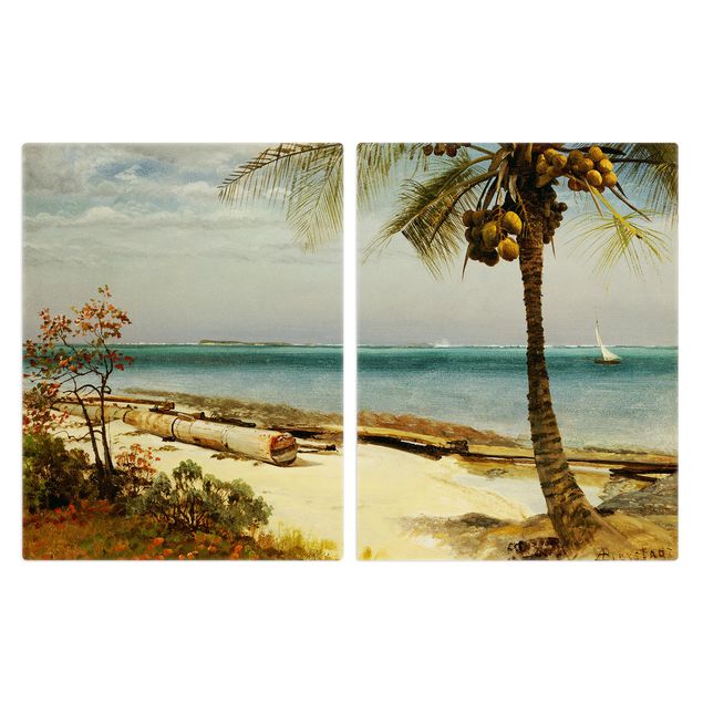 Kunstdrucke kaufen Albert Bierstadt - Küste in den Tropen