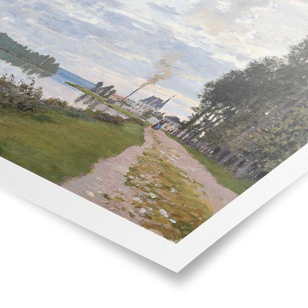 Poster Kunstdruck Claude Monet - Ufer Argenteuil