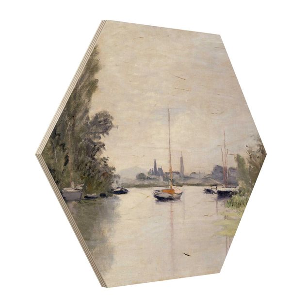 Holzbild Natur Claude Monet - Argenteuil