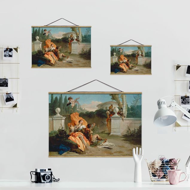 Wandbilder Spirituell Giovanni Battista Tiepolo - Rinaldo und Armida
