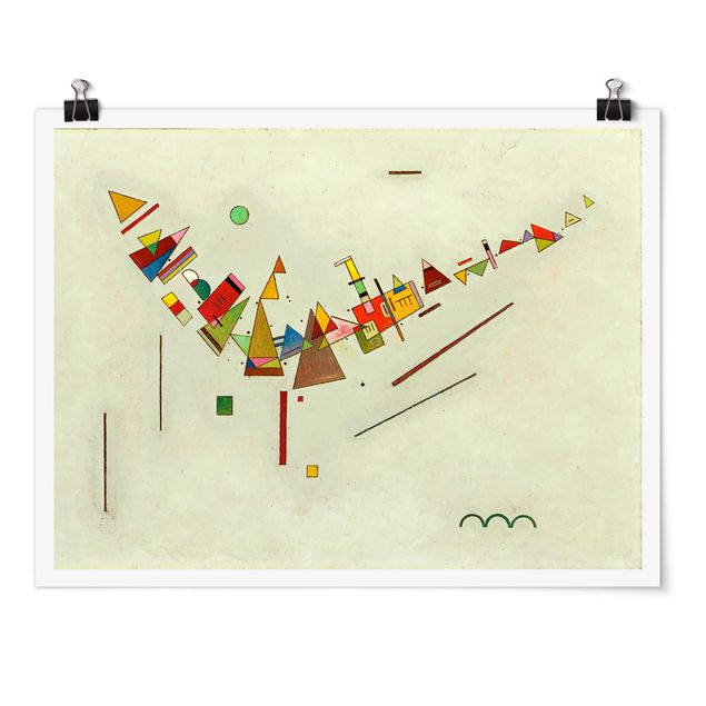 Poster Kunstdruck Wassily Kandinsky - Winkelschwung