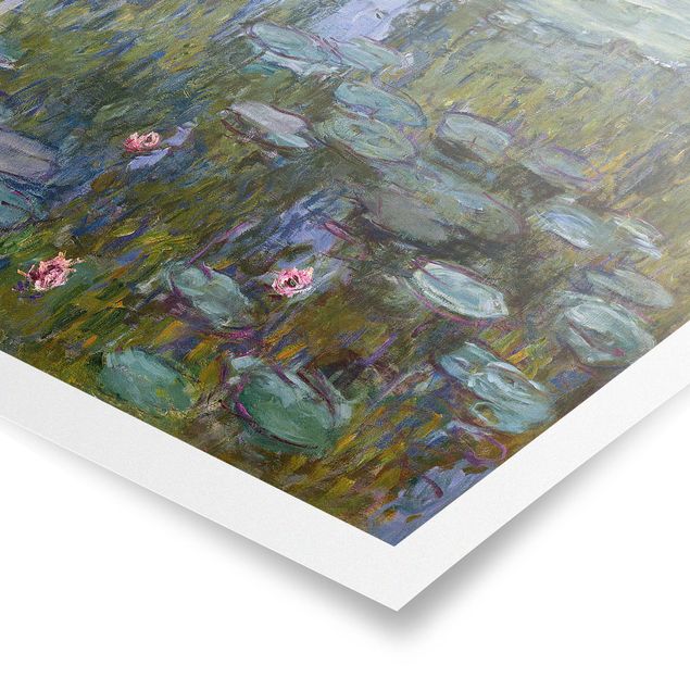 Kunstkopie Poster Claude Monet - Seerosen (Nympheas)