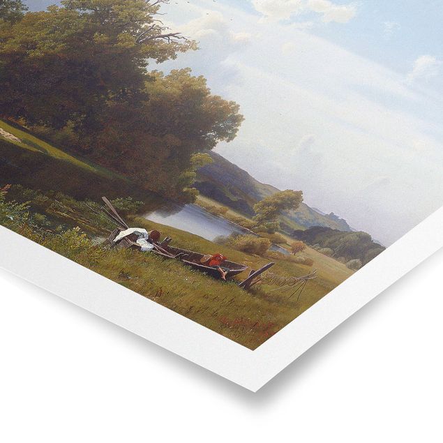 Kunstdrucke Poster Albert Bierstadt - Flusslandschaft