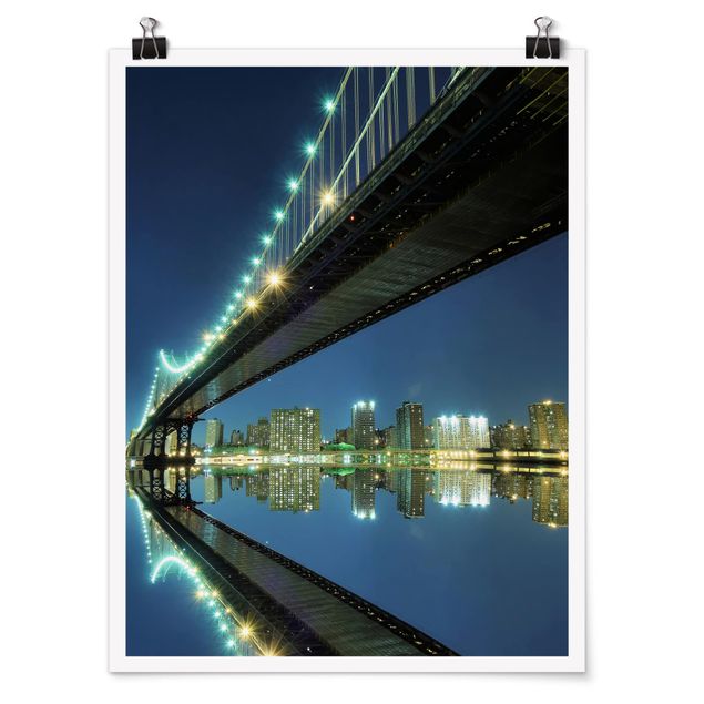 Wandbilder Architektur & Skyline Abstract Manhattan Bridge