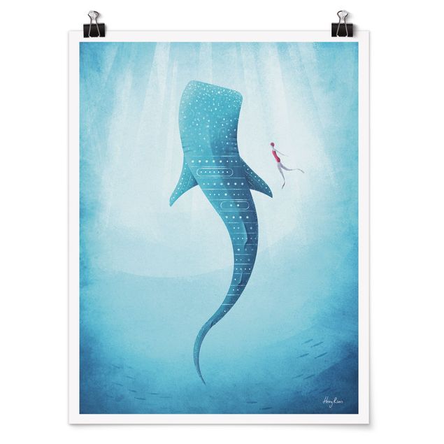 Wandbilder Kunstdrucke Der Walhai