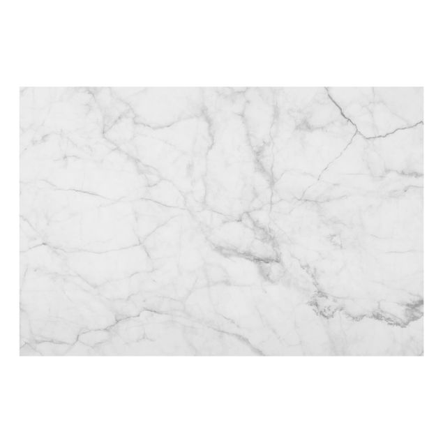 Glasrückwand Küche Bianco Carrara