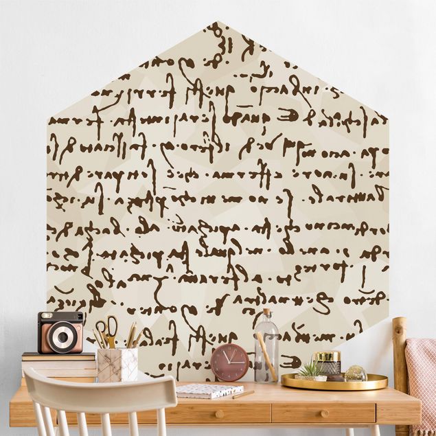 Wanddeko Küche Da Vinci Manuskript