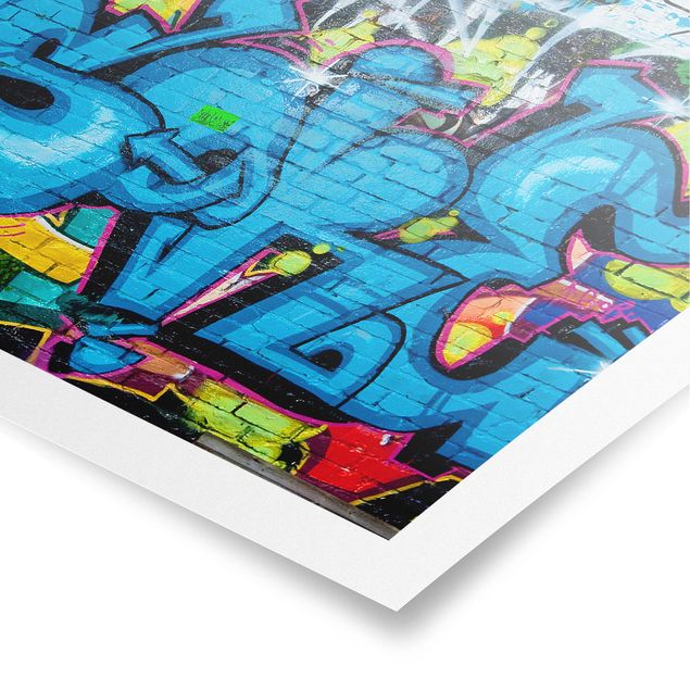 Wandbilder Modern Colours of Graffiti