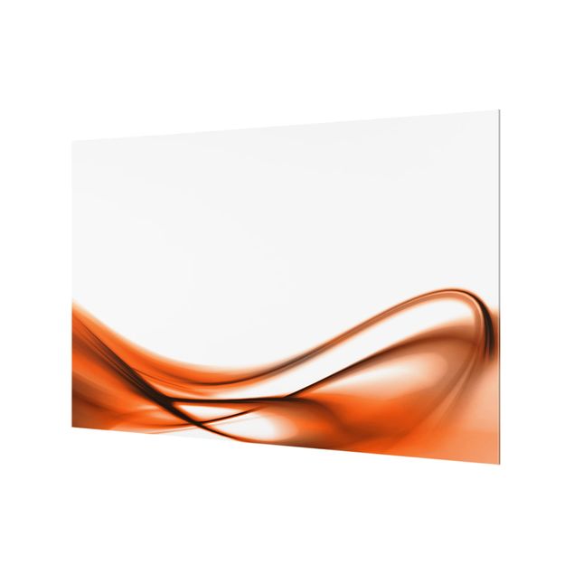Spritzschutz Glas - Orange Touch - Querformat - 3:2