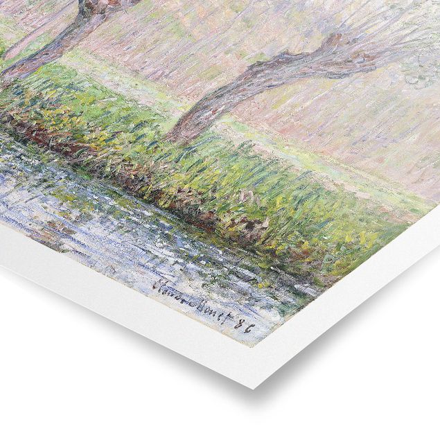 Wandbilder Landschaften Claude Monet - Weidenbäume Frühling