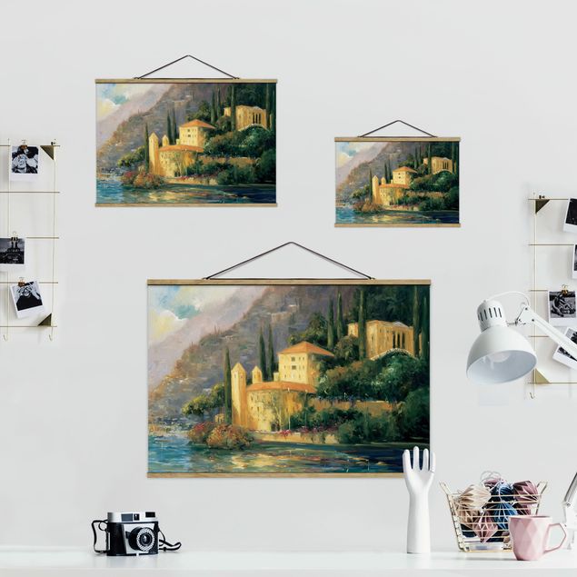 Wandbilder Modern Italienische Landschaft - Landhaus
