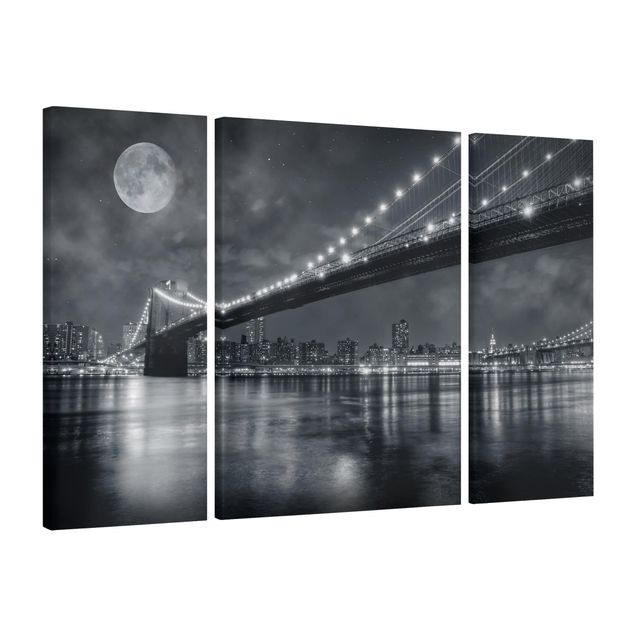 schwarz-weiß Bilder auf Leinwand Manhattan Mysteries