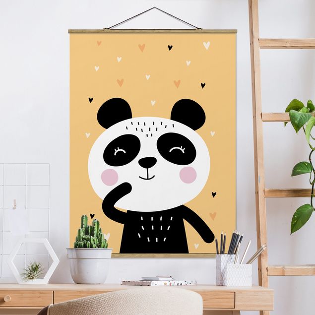 Kinderzimmer Deko Der glückliche Panda
