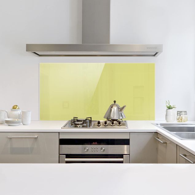 Spritzschutz Küche Glas Pastellgrün