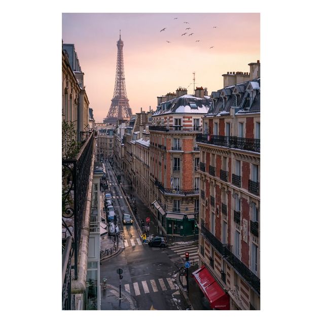 Magnettafel - Eiffelturm bei Sonnenuntergang - Hochformat 2:3