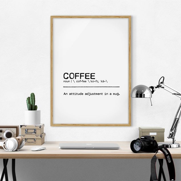 Wanddeko Küche Definition Coffee Attitude