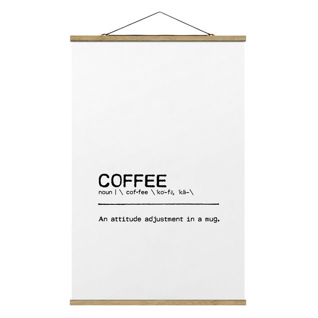 Wandbilder Modern Definition Coffee Attitude