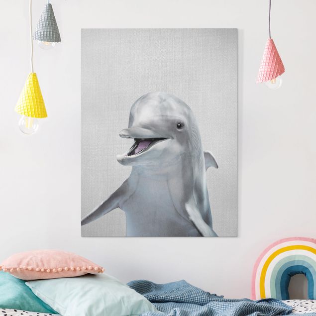 Leinwandbilder Fisch Delfin Diddi
