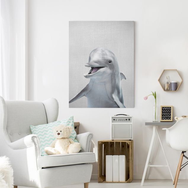 Wandbilder Fische Delfin Diddi