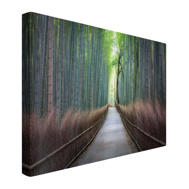Wandbilder Modern Der Weg durch den Bambus