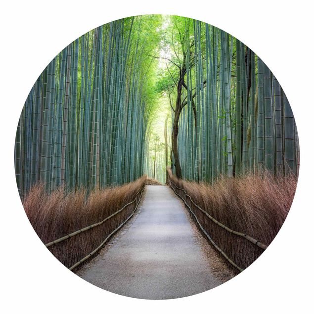 Fototapete Der Weg durch den Bambus