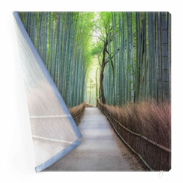 Wandbilder Natur Der Weg durch den Bambus