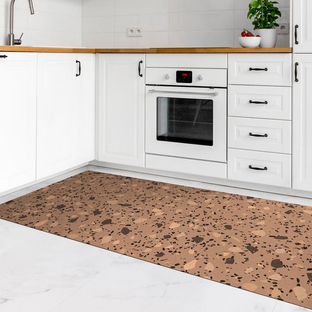 Moderne Teppiche Detailliertes Terrazzo Muster Massa