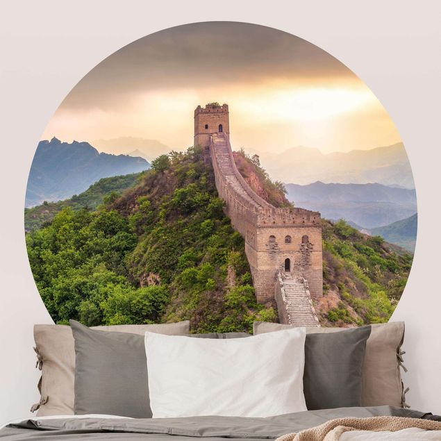 Fototapete Himmel Die unendliche Mauer von China
