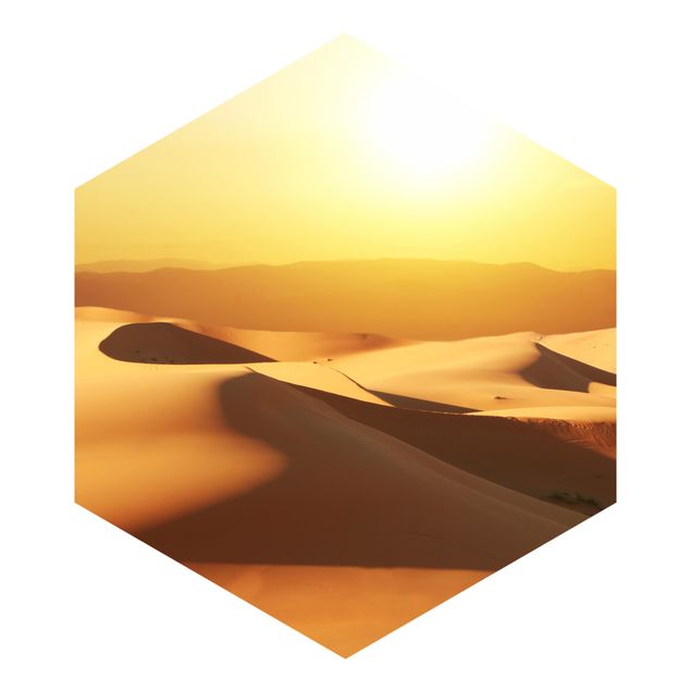 Hexagon Tapete Die Wüste Saudi Arabiens