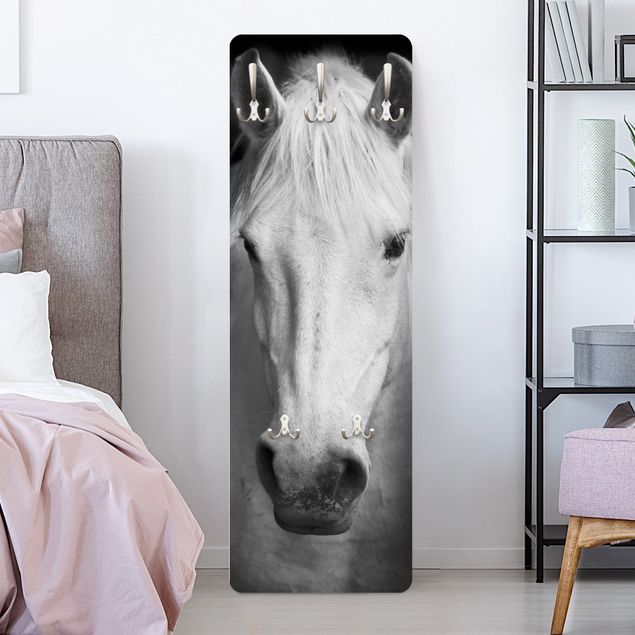 Garderobe schwarz-weiß Dream of a Horse