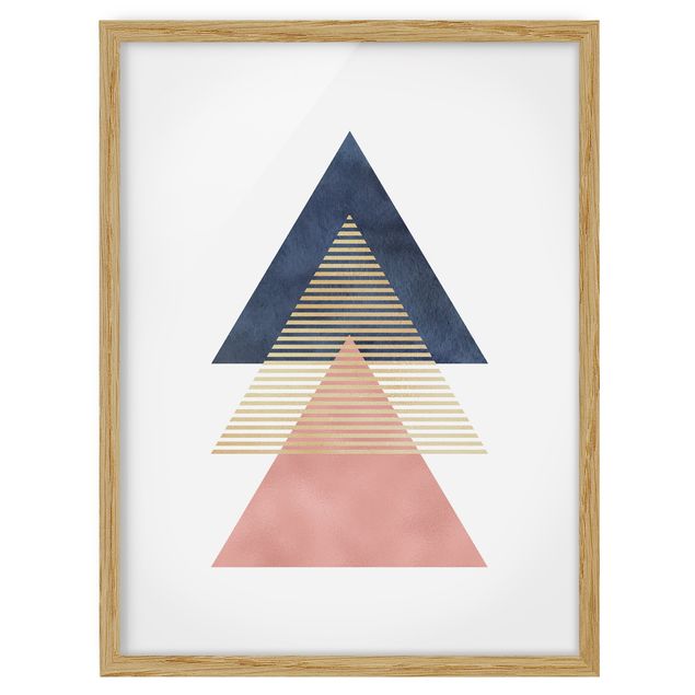 Wandbilder Modern Drei Dreiecke