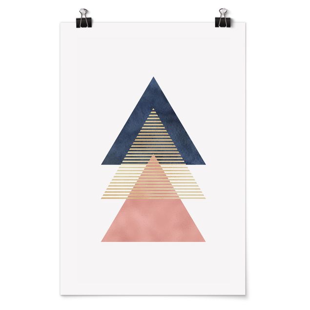 Wandbilder Modern Drei Dreiecke