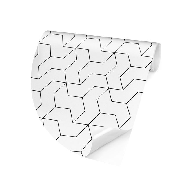 3D Tapete Dreidimensionales Struktur Muster