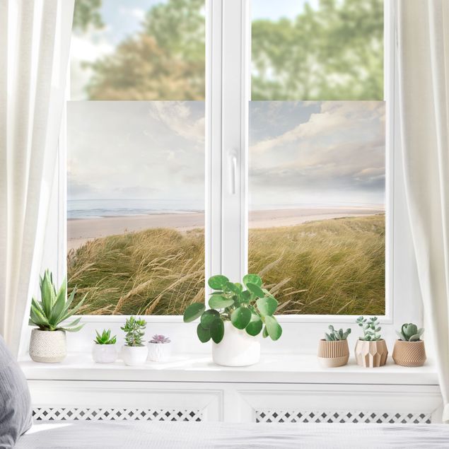 Fensterfolie - Sichtschutz - Dünentraum - Fensterbilder