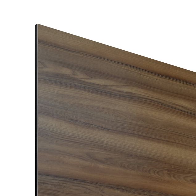Küchenrückwand 3D-Struktur - Dunkelbraunes Eschen Holz