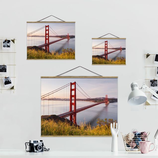 Stoffbilder Golden Gate Bridge in San Francisco