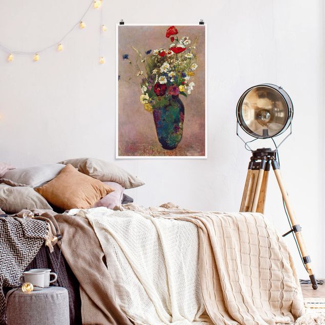 Küche Dekoration Odilon Redon - Blumenvase mit Mohn