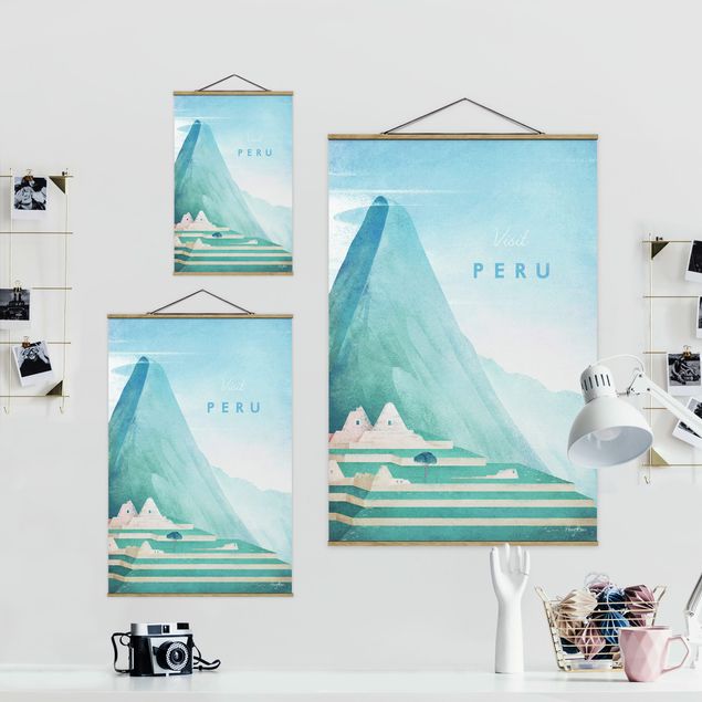 Wandbilder Türkis Reiseposter - Peru