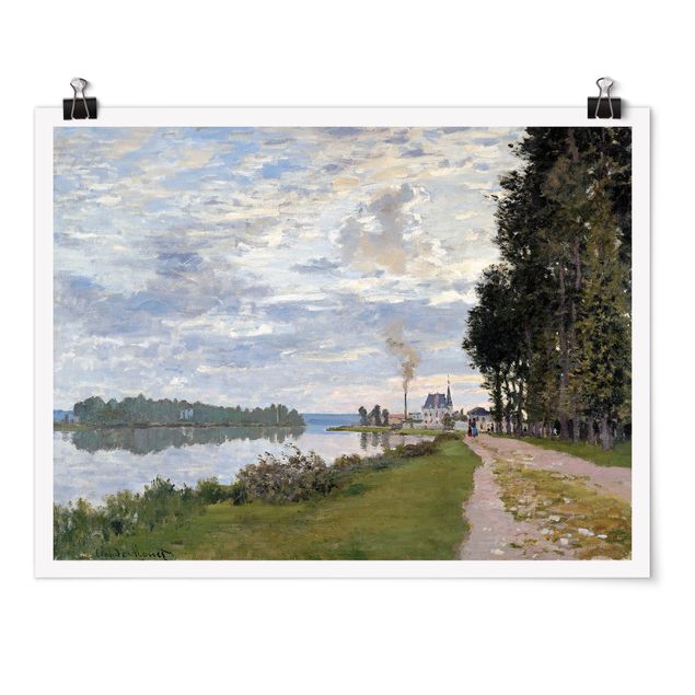 Wandbilder Landschaften Claude Monet - Ufer Argenteuil