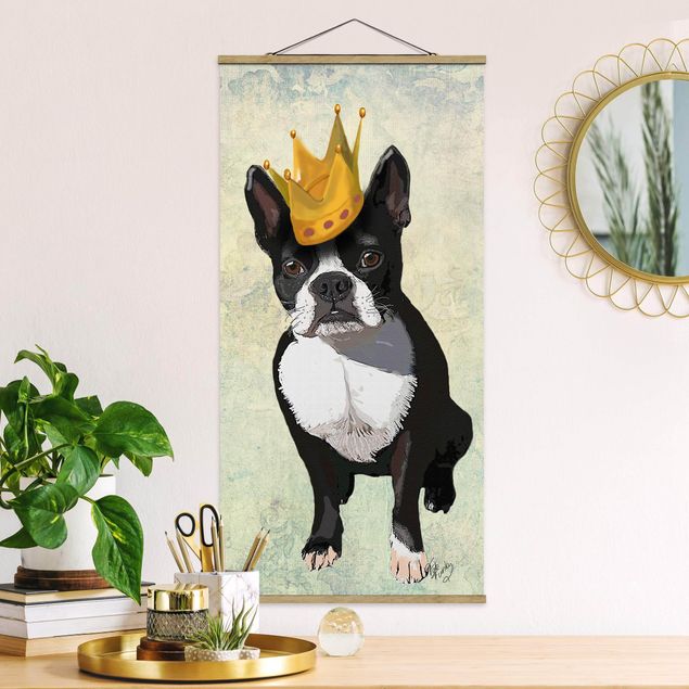 Wanddeko Küche Tierportrait - Terrierkönig