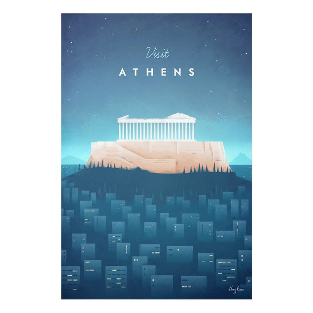 Wandbilder Architektur & Skyline Reiseposter - Athen
