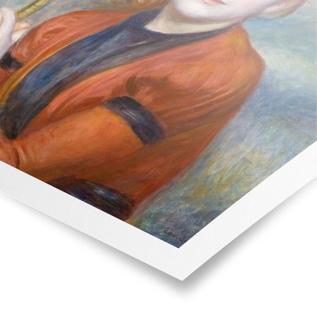 Wandbilder Kunstdrucke Auguste Renoir - Die Spaziergängerin